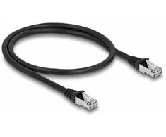 Delock RJ45 Netzwerkkabel Cat.6A S/FTP PUR Outdoor 0,5 m juodas