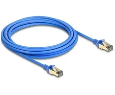 Delock Delock RJ45 tinklo kabelis Cat.8.1 F/FTP Plonas 5 m mėlynas