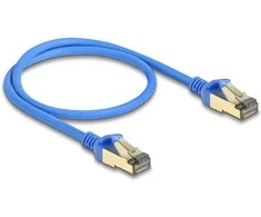 Delock Delock RJ45 Netzwerkkabel Cat.8.1 F/FTP Slim 0,5 m blau