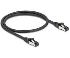 Delock RJ45 Netzwerkkabel Cat.8.1 S/FTP 0,5 m bis 40 Gbps juodas
