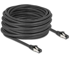 Delock RJ45 Netzwerkkabel Cat.8.1 S/FTP 15 m bis 40 Gbps juodas