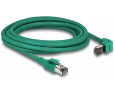 Delock RJ45 Netzwerkkabel PROFINET SF/UTP 90° gewinkelt 3 m grün