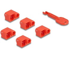 Delock RJ45 Port Blocker Set do wtyków RJ45 10 vnt