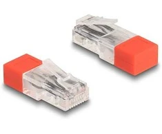 Delock RJ45 Stecker mit Abschlusswiderstand 120 Ohm raudona