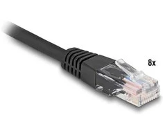 Delock RJ45 Trunk-Kabelis 4 x Stecker zu 4 x Stecker Cat.5e UTP juodas