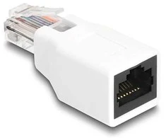 Delock RJ50 Adapteris Stecker zu Buchse baltas
