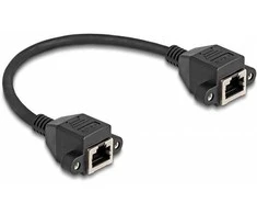 Delock RJ50 Verlängerungskabel Buchse zu Buchse S/FTP 0,25 m juodas