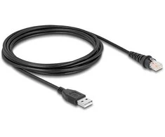Delock RJ50 zu USB 2.0 Typ-A Barcodescanner Kabelis 3 m