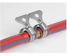 Delock Schlauchschelle mit Flügelmutter 40 - 60 mm 10 Stück Metall