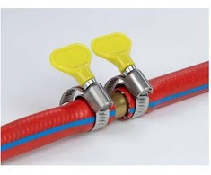 Delock Schlauchschelle Nerūdijantis plienas 400 SS mit Flügelmutter 32 - 50 mm 5 Stück gelb