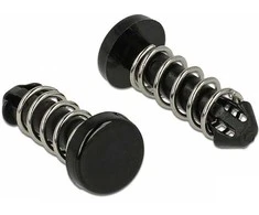 Laikiklis Delock 18273 - Push rivet - Plastic - Juodas - Electronics - Flat head - 6.3 mm