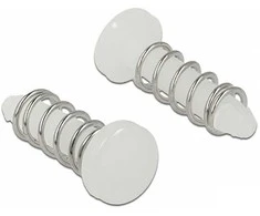 Delock Push rivet - Plastic - Baltas - Electronics - Flat head - 6.3 mm