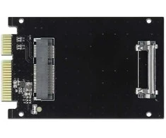 Delock SATA 22 Pin Stecker zu mSATA Slot Adapteris