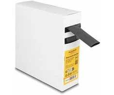 Delock Schrumpfschlauch Box, mit Innenkleber, Schrumpfungsrate 4:1, 5 m x 20 mm juodas
