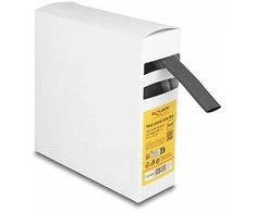 Delock Schrumpfschlauch Box, mit Innenkleber, Schrumpfungsrate 4:1, 5 m x 12 mm juodas