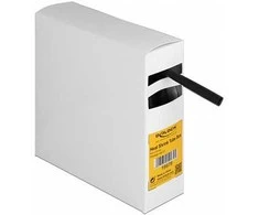 Delock Schrumpfschlauch Box, mit Innenkleber, Schrumpfungsrate 3:1, 5 m x 7,9 mm juodas