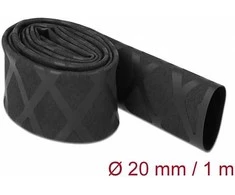 Delock Schrumpfschlauch X-Muster rutschfest 1 m x 20 mm juodas
