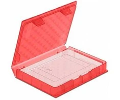 Serveris Delock 18370 - Cover - Plastic - Raudona - 2.5" - 80 mm - 105 mm