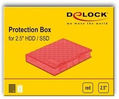 Delock 18370 - Dangtelis - Plastikinis - Raudona - 2,5" - 80 mm - 105 mm