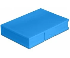 Serveris Delock 18373 - Cover - Plastic - Mėlyna - 3.5" - 112 mm - 162 mm