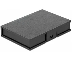 Serveris Delock 18372 - Cover - Plastic - Juodas - 3.5" - 112 mm - 162 mm