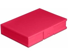 Serveris Delock 18374 - Cover - Plastic - Raudona - 3.5" - 112 mm - 162 mm