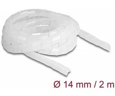 Delock Spiralschlauch flexibel 2 m x 14 mm transparent