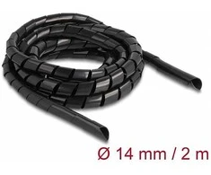 Delock Spiralschlauch flexibel 2 m x 14 mm juodas