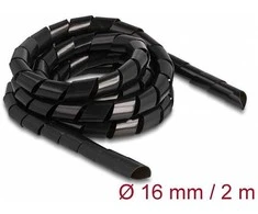 Delock Spiralschlauch flexibel 2 m x 16 mm juodas