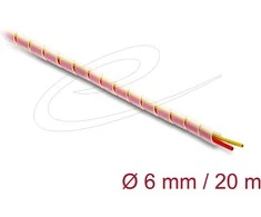 Delock Spiralschlauch Silikon 6 mm Skersmuo 20 m transparent