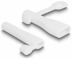 Delock Staubschutz für USB Typ-A Stecker und Apple Lightning™ Stecker Set 2 vnt. baltas