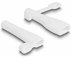 Delock Staubschutz für USB Typ-A Stecker und USB Type-C™ Stecker Set 2 vnt. baltas