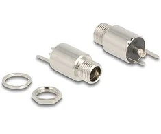Delock Steckverbinder DC 5,5 x 2,5 mm Buchse zum Einbau Lötversion - rund 20 V / 10 A