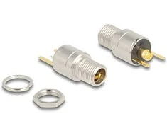 Delock Steckverbinder DC 5,5 x 2,5 mm Buchse zum Einbau Lötversion - rund 20 V / 15 A