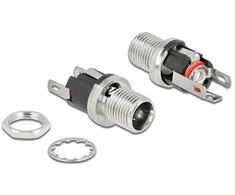 Delock Steckverbinder DC 5,5 x 2,5 x 12,0 mm Buchse zum Einbau Lötversion