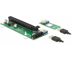 Delock Riser Karte M.2 Key B+M > PCI Express x16 mit 30 cm USB Kabelis