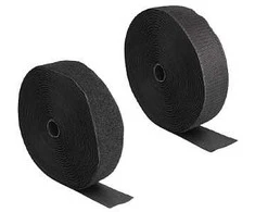 Delock Strapazierfähiges Klettband mit Haft- und Flauschband L 15 m x B 50 mm juodas