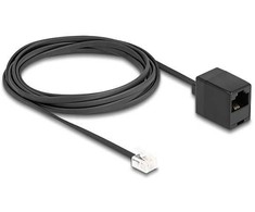 Delock Telefonkabel RJ11 Stecker zu RJ45 Buchse 3 m Juodas (88094)