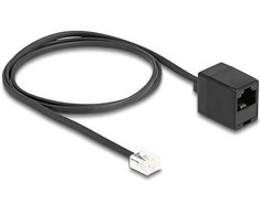 Delock DELOCK Telefonkabel RJ11 Stecker zu RJ45 Buchse juodas 1 m
