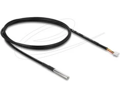 Delock Temperaturfühler-Kabelis mit 3 Pin Pfostenbuchse DS18B20 1 m