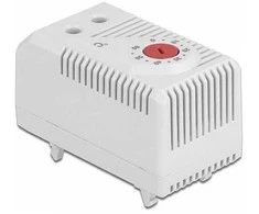 Delock Thermostat mit Schließer-Kontakt für Hutschiene