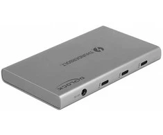 Delock Thunderbolt™ 4 Hub 3 Port mit zusätzlichem SuperSpeed USB 10 Gbps 8K