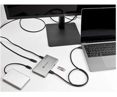 Delock Thunderbolt™ 4 Hub 3 Port mit zusätzlichem SuperSpeed USB 10 Gbps 8K