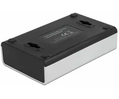 Delock Umschalter USB 2.0 mit 2 x Typ-B Buchse zu 1 x Typ-A Buchse manuell bidirektional