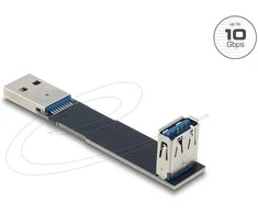 Delock USB 10 Gbps Adapteris USB Typ-A Buchse zu Stecker gewinkelt 90°