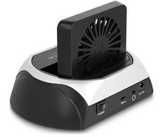 Doko stotelė Delock USB 10 Gbps Doko stotelė dla 2.5? / 3.5? SATA HDD / SSD lub M.2 NVME PCIE lub SATA SSD su wentylatorem (64280)