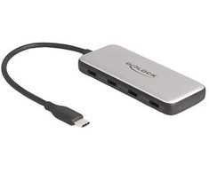 HUB USB Delock DeLOCK USB 10 Gbps USB Type-C Hub with 4 x USB Type-C, USB hub (pilkas)