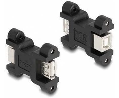Delock USB 2.0 Adapteris Typ-A Buchse zu Typ-B Buchse mit Schraubanschluss