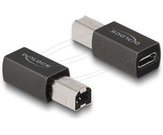 Adapteris USB Delock USB-C - USB-B Juodas (65839)