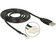 Delock DeLOCK 95986 kabelis do aparatu 1,5 m Juodas